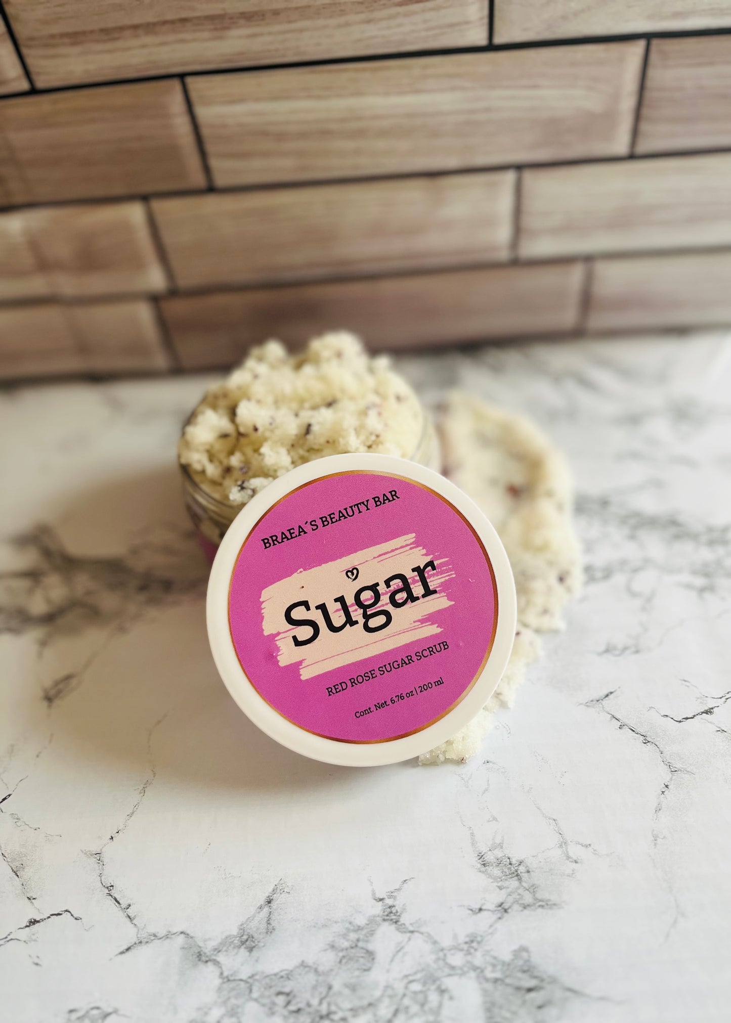 Red Rose Sugar Scrub