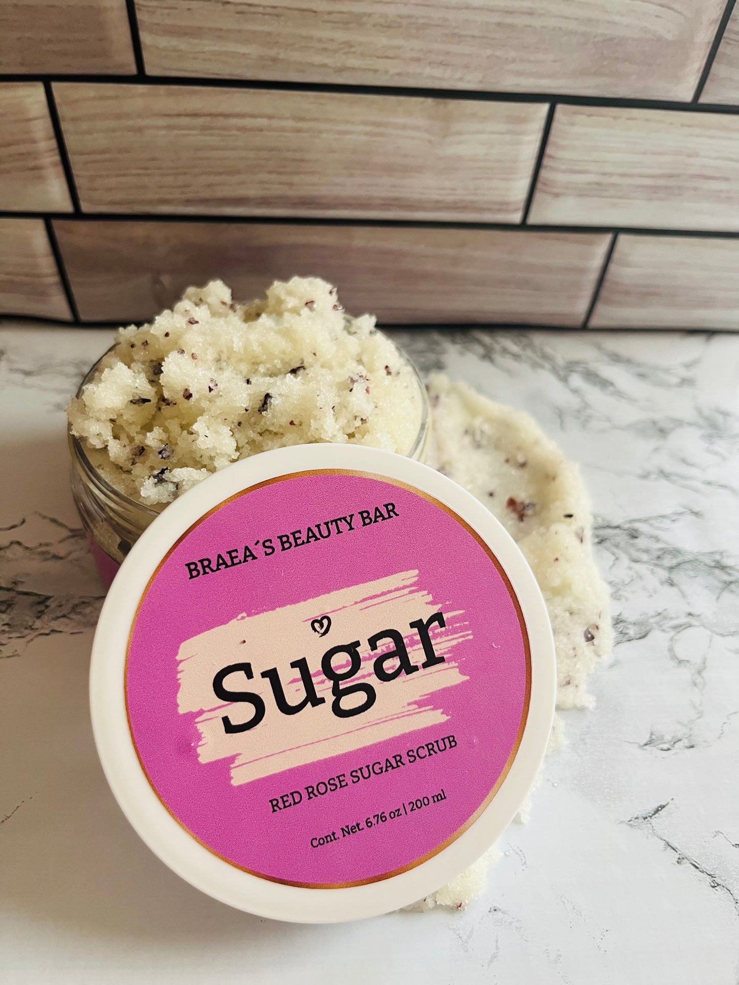 Red Rose Sugar Scrub