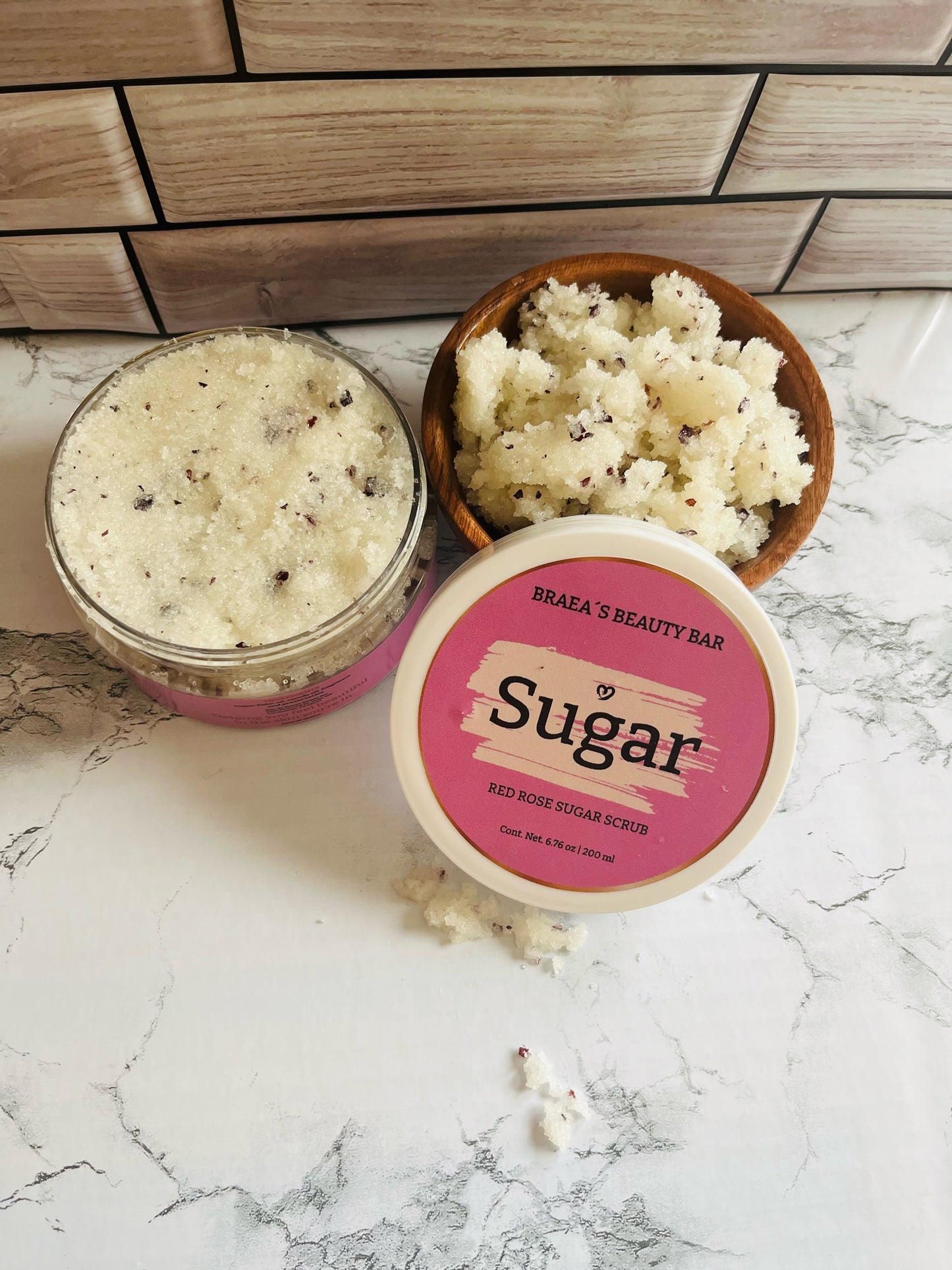 Red Rose Sugar Scrub